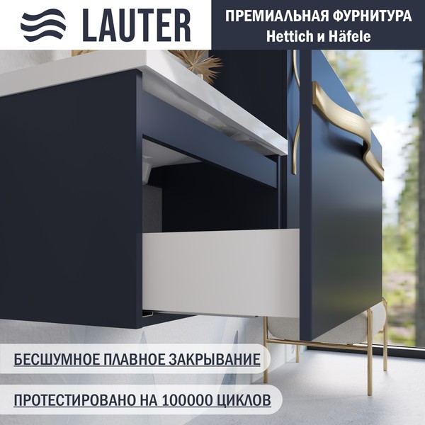 Тумба с умывальником Lauter Eva 69 (гранатовый п/мат/матовая золотая сталь/искусственный мрамор) Тумба с умывальником Lauter Eva 69 (гранатовый п/мат/матовая золотая сталь/искусственный мрамор)