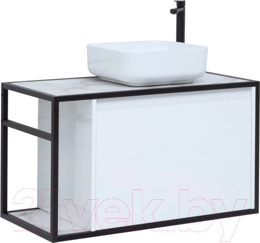 Тумба под умывальник Aquanet Nova Lite Loft 90 R / 261651 (белый глянец) Тумба под умывальник Aquanet Nova Lite Loft 90 R / 261651 (белый глянец)