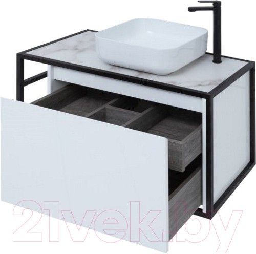Тумба под умывальник Aquanet Nova Lite Loft 90 R / 261651 (белый глянец) Тумба под умывальник Aquanet Nova Lite Loft 90 R / 261651 (белый глянец)