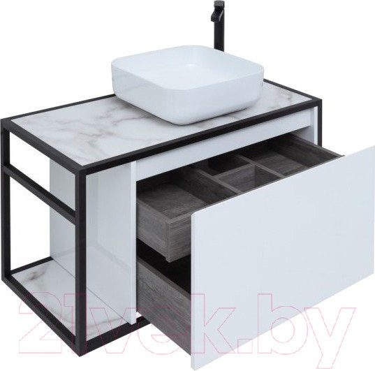 Тумба под умывальник Aquanet Nova Lite Loft 90 R / 261651 (белый глянец) Тумба под умывальник Aquanet Nova Lite Loft 90 R / 261651 (белый глянец)
