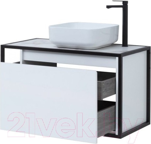 Тумба под умывальник Aquanet Nova Lite Loft 90 R / 261651 (белый глянец) Тумба под умывальник Aquanet Nova Lite Loft 90 R / 261651 (белый глянец)