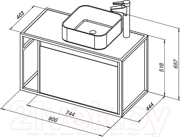 Тумба под умывальник Aquanet Nova Lite Loft 90 R / 261651 (белый глянец) Тумба под умывальник Aquanet Nova Lite Loft 90 R / 261651 (белый глянец)