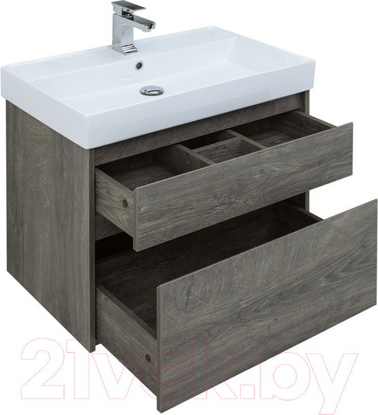 Тумба под умывальник Aquanet Nova Lite 75 / 242273 (с 2 ящиками) Тумба под умывальник Aquanet Nova Lite 75 / 242273 (с 2 ящиками)