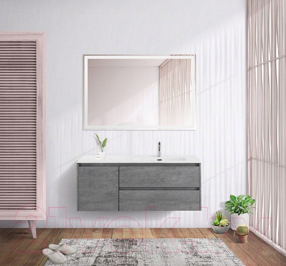 Тумба под умывальник BelBagno Kraft / KRAFT-1200-2C-1A-SO-CG-R Тумба под умывальник BelBagno Kraft / KRAFT-1200-2C-1A-SO-CG-R