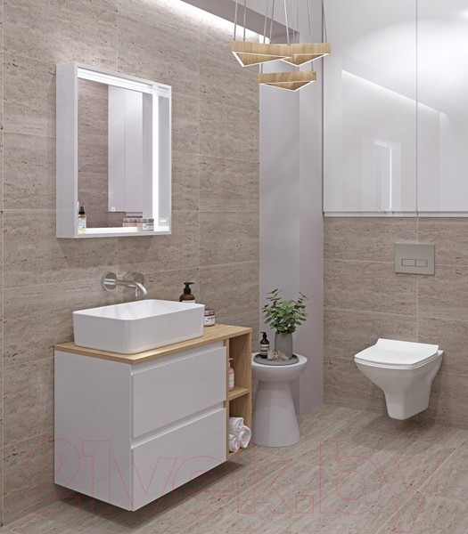 Шкаф для ванной Cersanit Moduo 40 / MD-MOD40-SZ Шкаф для ванной Cersanit Moduo 40 / MD-MOD40-SZ