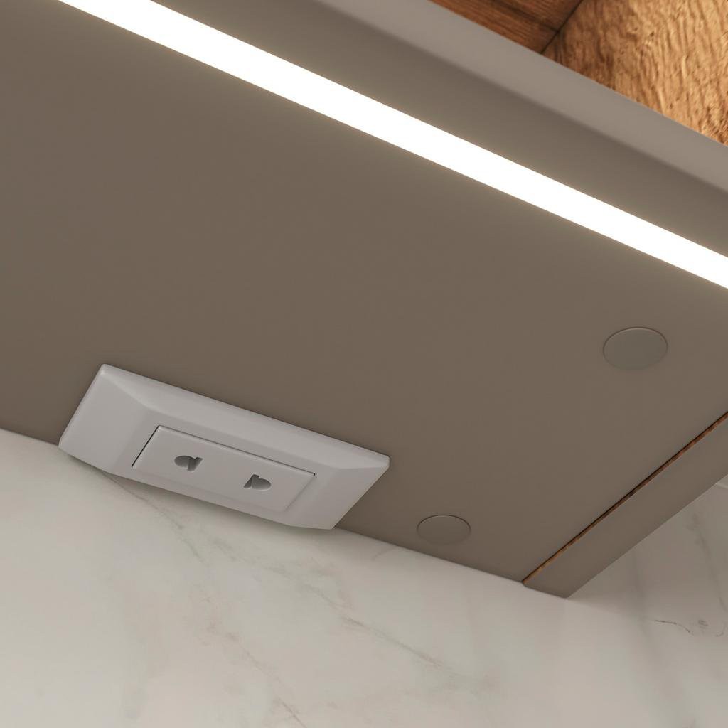 Шкаф с зеркалом EQUIL Gleam 60.1D амарок/дуб вотан Шкаф с зеркалом EQUIL Gleam 60.1D амарок/дуб вотан
