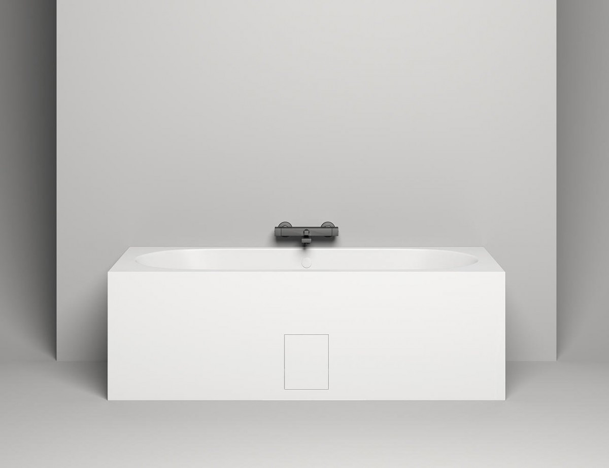 Ванна из искусственного камня Salini Axis Kit S-Sense 103511M 180x80 белый матовый Ванна из искусственного камня Salini Axis Kit S-Sense 103511M 180x80 белый матовый