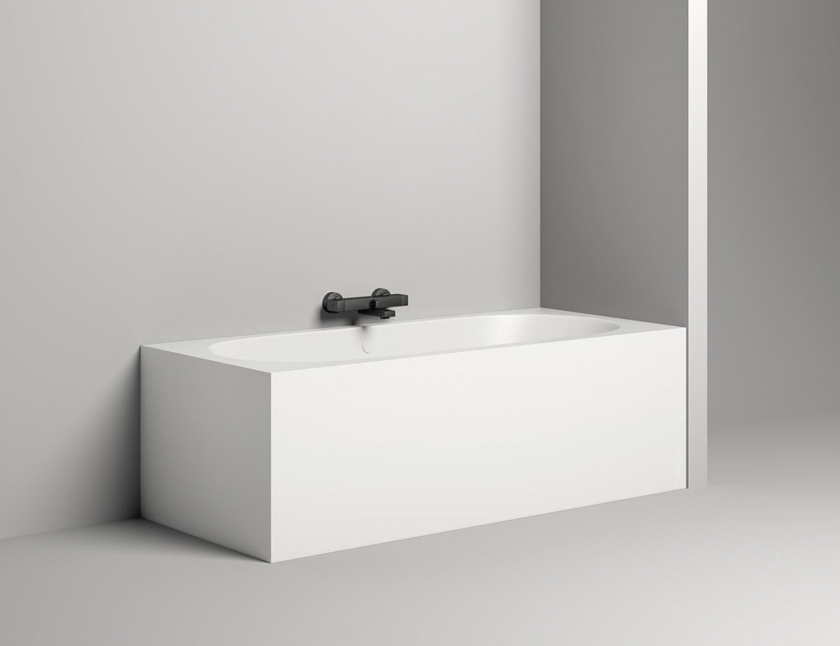 Ванна из искусственного камня Salini Axis Kit S-Sense 103511M 180x80 белый матовый Ванна из искусственного камня Salini Axis Kit S-Sense 103511M 180x80 белый матовый