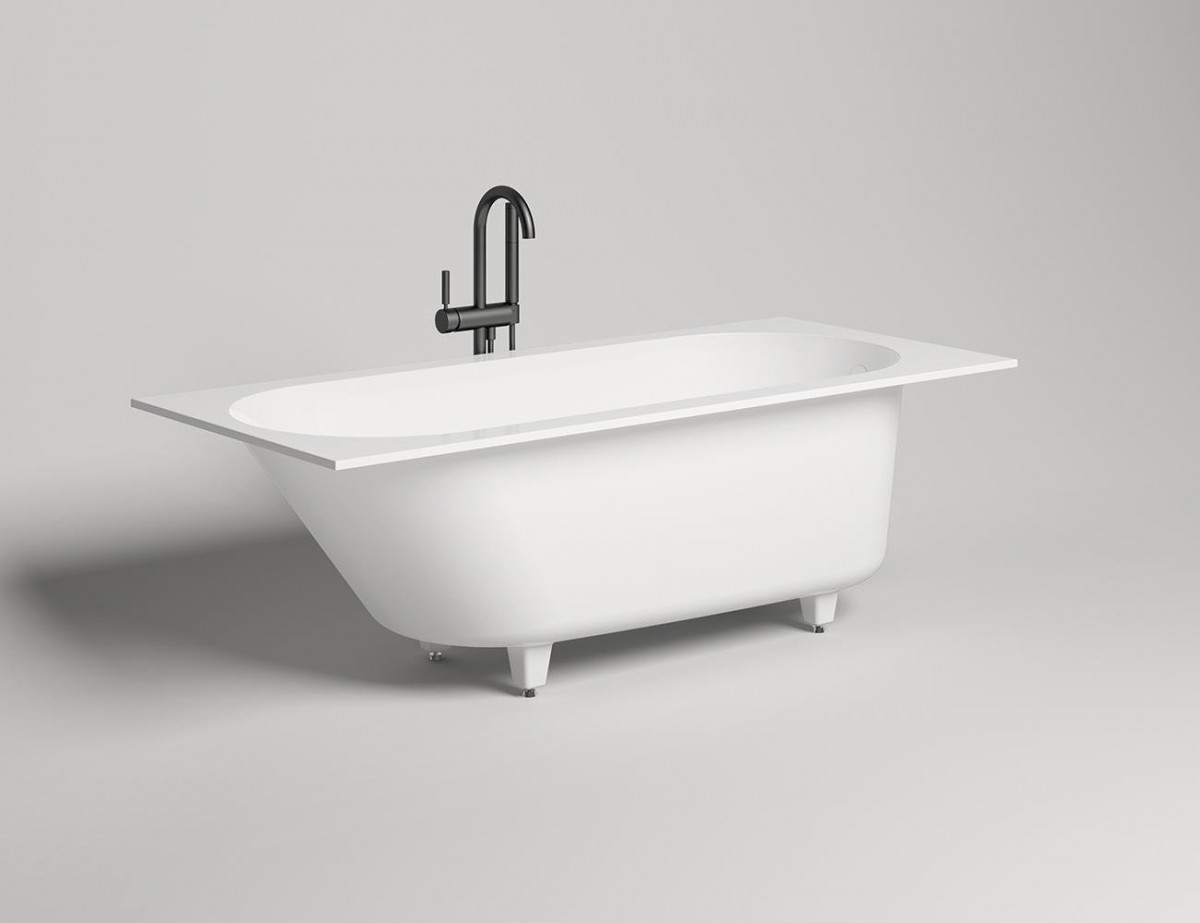 Ванна из искусственного камня Salini Ornella S-Sense 102313G 170x70 белый глянец Ванна из искусственного камня Salini Ornella S-Sense 102313G 170x70 белый глянец