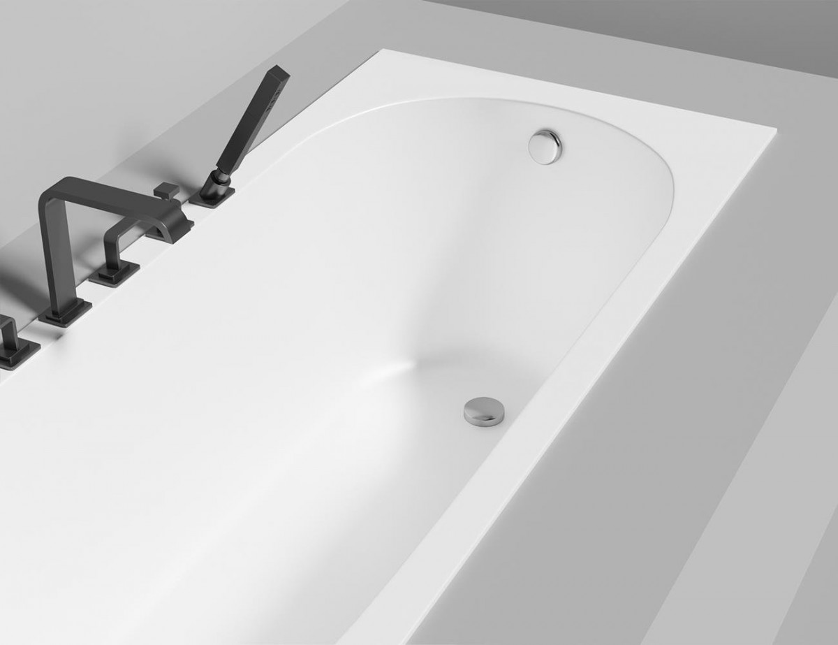 Ванна из искусственного камня Salini Ornella S-Sense 102313G 170x70 белый глянец Ванна из искусственного камня Salini Ornella S-Sense 102313G 170x70 белый глянец
