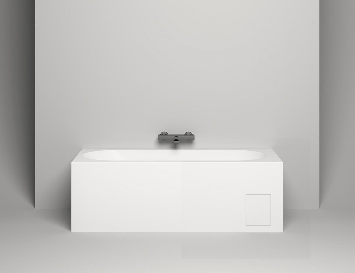 Ванна из искусственного камня Salini Ornella S-Sense 102313G 170x70 белый глянец Ванна из искусственного камня Salini Ornella S-Sense 102313G 170x70 белый глянец