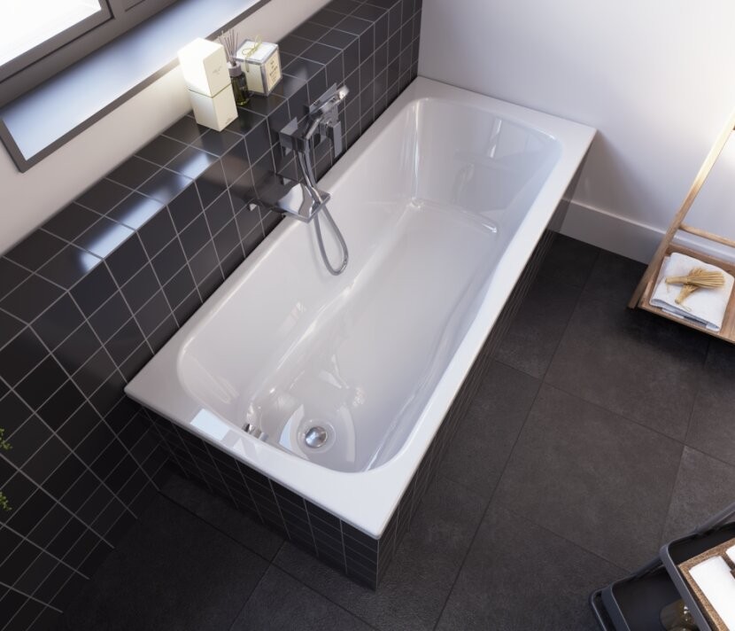 Акриловая ванна Riho Model-D Shower 170x75 белый Акриловая ванна Riho Model-D Shower 170x75 белый