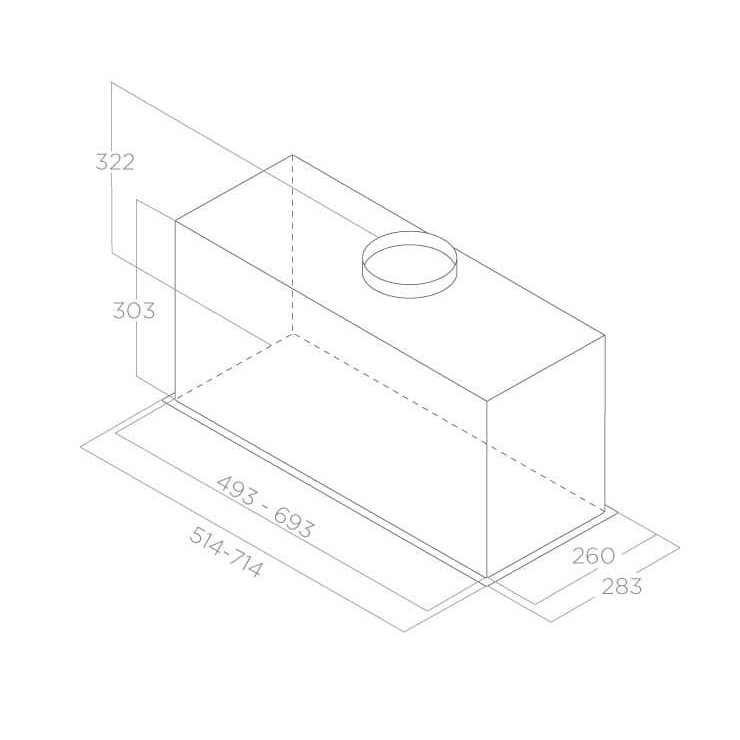 Вытяжка Elica LANE BL MAT/A/72 Вытяжка Elica LANE BL MAT/A/72