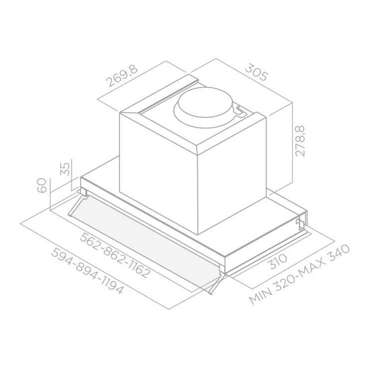 Вытяжка Elica BOX IN PLUS IXGL/A/90 Вытяжка Elica BOX IN PLUS IXGL/A/90