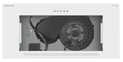Встраиваемая вытяжка Meferi SMARTBOX60WH LIGHT Встраиваемая вытяжка Meferi SMARTBOX60WH LIGHT
