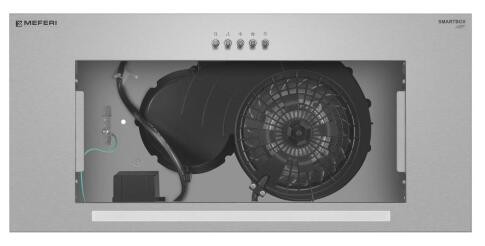 Встраиваемая вытяжка Meferi SMARTBOX60IX LIGHT Встраиваемая вытяжка Meferi SMARTBOX60IX LIGHT