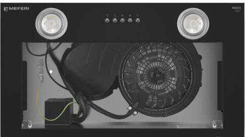 Встраиваемая вытяжка Meferi INBOX52BK LIGHT Встраиваемая вытяжка Meferi INBOX52BK LIGHT