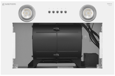 Встраиваемая вытяжка Meferi INBOX45WH POWER Встраиваемая вытяжка Meferi INBOX45WH POWER