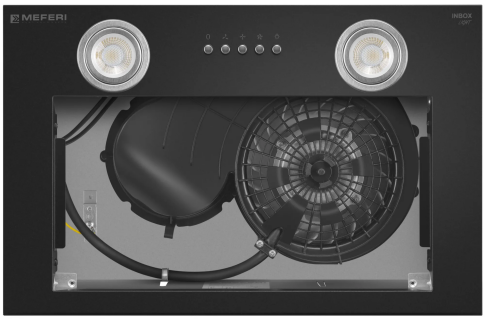 Встраиваемая вытяжка Meferi INBOX45BK LIGHT Встраиваемая вытяжка Meferi INBOX45BK LIGHT
