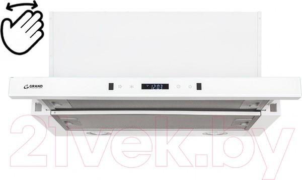 Телескопическая вытяжка Grand Toledo Sensor 60 GC (белый) Телескопическая вытяжка Grand Toledo Sensor 60 GC (белый)