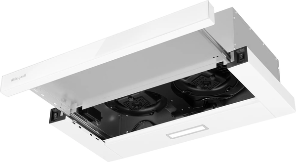 Телескопическая вытяжка Weissgauff TEL 600 2M (White Glass) Телескопическая вытяжка Weissgauff TEL 600 2M (White Glass)
