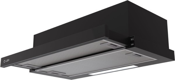 Телескопическая вытяжка Lex Hermes 600 / CHAT000100 (черный) Телескопическая вытяжка Lex Hermes 600 / CHAT000100 (черный)