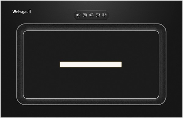 Скрытая вытяжка Weissgauff Aura 456 PB Black Glass Скрытая вытяжка Weissgauff Aura 456 PB Black Glass
