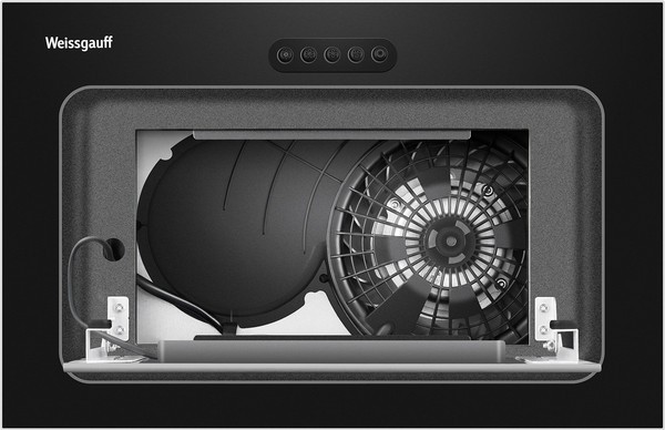 Скрытая вытяжка Weissgauff Aura 456 PB Black Glass Скрытая вытяжка Weissgauff Aura 456 PB Black Glass