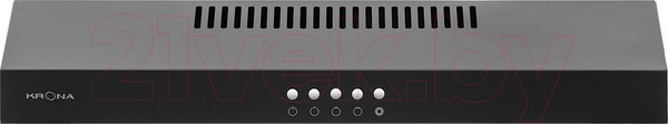 Плоская вытяжка Krona Ermina 500 black PB / КА-00001055 Плоская вытяжка Krona Ermina 500 black PB / КА-00001055