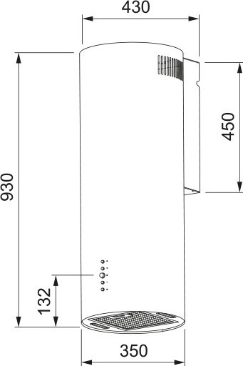 Коробчатая вытяжка Franke Axis 35 BK (335.0706.918) Коробчатая вытяжка Franke Axis 35 BK (335.0706.918)