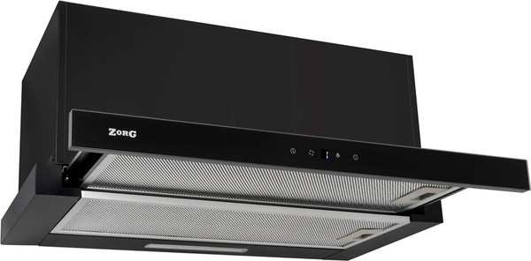 Скрытая вытяжка ZORG Turbo 1260 60 S-GC (черный) Скрытая вытяжка ZORG Turbo 1260 60 S-GC (черный)