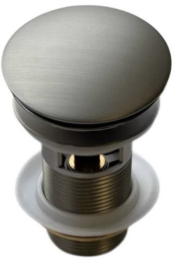 Донный клапан Roxen P02BN матовый никель c переливом Донный клапан Roxen P02BN матовый никель c переливом