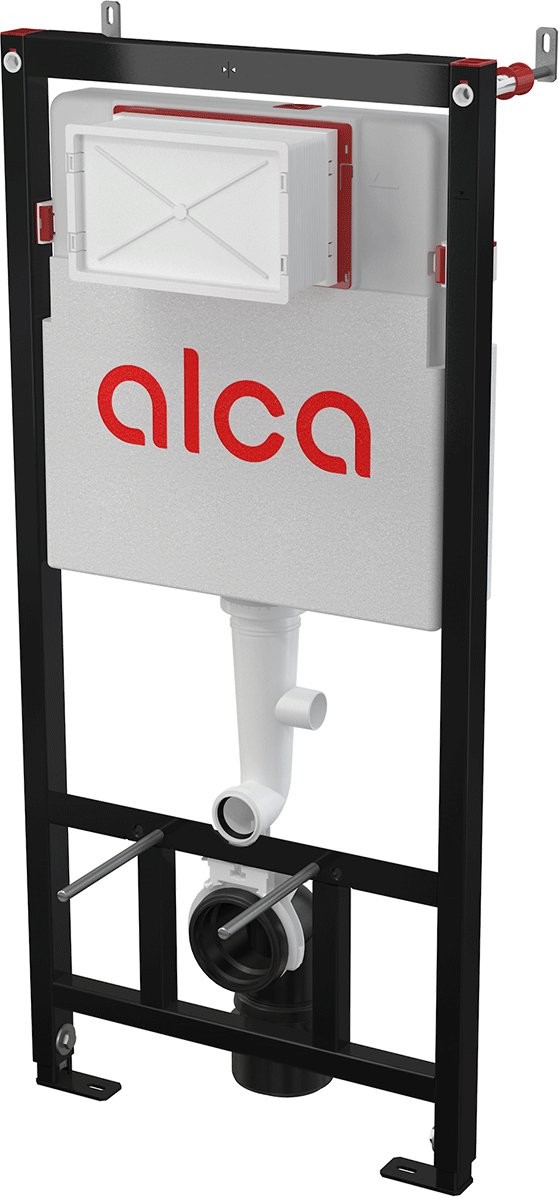 Комплект инсталляции AlcaPlast 4 в 1: инсталляция с панелью смыва хром глянец + крепеж + звукоизоляционная плита Комплект инсталляции AlcaPlast 4 в 1: инсталляция с панелью смыва хром глянец + крепеж + звукоизоляционная плита