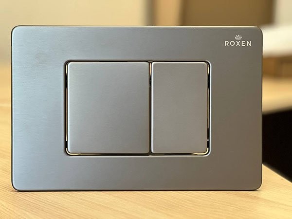 Инсталляция Roxen StounFix Dual Fresh 710200 с клавишей смыва Steel 420280G с аромадозатором Инсталляция Roxen StounFix Dual Fresh 710200 с клавишей смыва Steel 420280G с аромадозатором