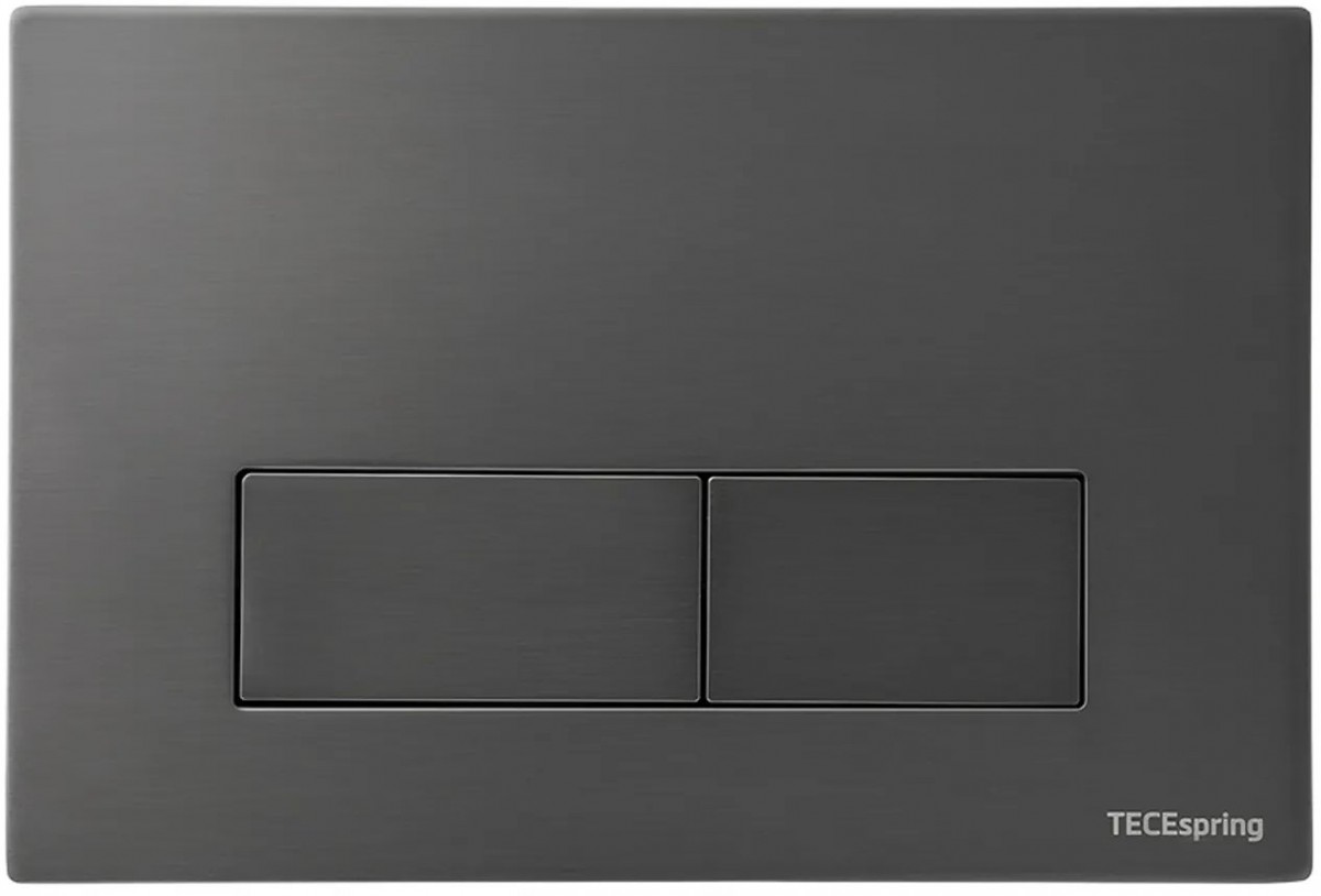 Инсталляция для унитаза TECEspring с прямоугольной стальной клавишей gun metal PVD S300521 Инсталляция для унитаза TECEspring с прямоугольной стальной клавишей gun metal PVD S300521