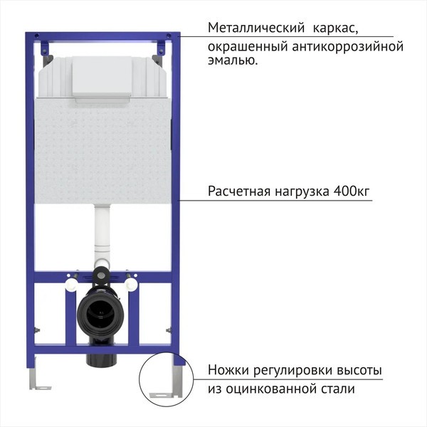 Унитаз подвесной с инсталляцией Visam Okus Rimless + Visam Slim 525 / EX-043390 (с сиденьем) Унитаз подвесной с инсталляцией Visam Okus Rimless + Visam Slim 525 / EX-043390 (с сиденьем)