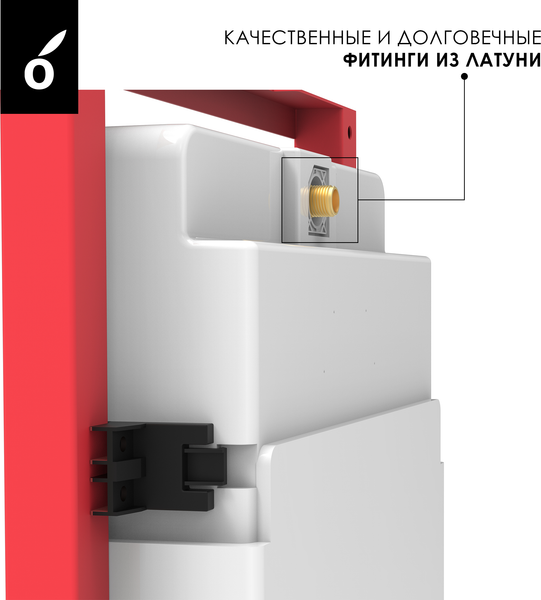 Инсталляция для унитаза Oliveeka OL-MQ-003 Инсталляция для унитаза Oliveeka OL-MQ-003