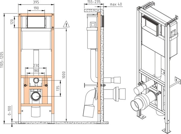 Инсталляция для унитаза Cersanit Link Pro S-IN-MZ-LINK_PRO (с кнопкой Estetica 64111 белый/хром) Инсталляция для унитаза Cersanit Link Pro S-IN-MZ-LINK_PRO (с кнопкой Estetica 64111 белый/хром)