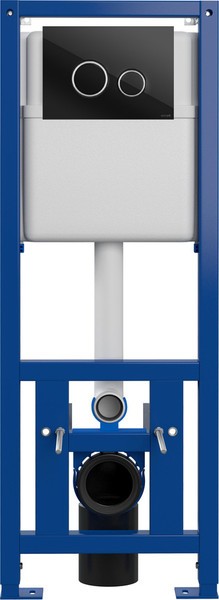 Инсталляция для унитаза Cersanit Link Pro S-IN-MZ-LINK_PRO (с кнопкой Twins 64117 стекло черный) Инсталляция для унитаза Cersanit Link Pro S-IN-MZ-LINK_PRO (с кнопкой Twins 64117 стекло черный)