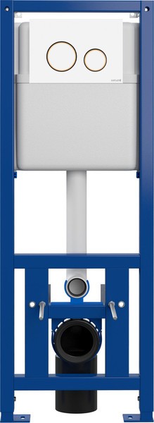 Инсталляция для унитаза Cersanit Link Pro S-IN-MZ-LINK_PRO (с кнопкой Twins 63535 белый/золото) Инсталляция для унитаза Cersanit Link Pro S-IN-MZ-LINK_PRO (с кнопкой Twins 63535 белый/золото)