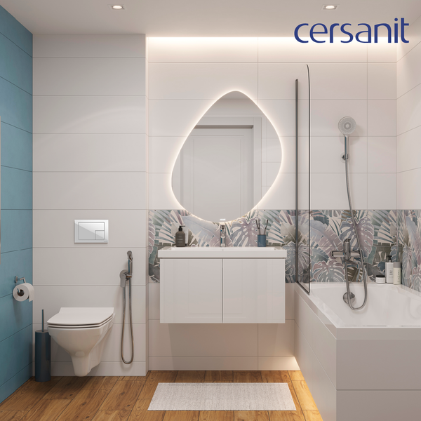 Инсталляция для унитаза Cersanit Aqua Smart M 40 68177 с кнопкой Corner 64077 (кнопка белый) Инсталляция для унитаза Cersanit Aqua Smart M 40 68177 с кнопкой Corner 64077 (кнопка белый)