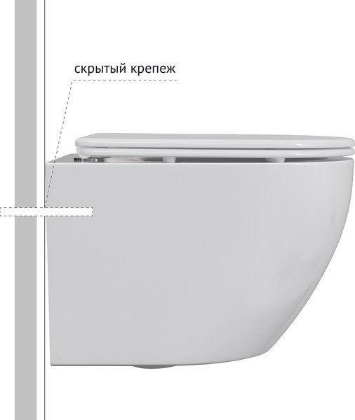 Инсталляция с унитазом подвесным Berges Okus Rimless + Visam Slim 525 / EX-043391 (с сиденьем) Инсталляция с унитазом подвесным Berges Okus Rimless + Visam Slim 525 / EX-043391 (с сиденьем)