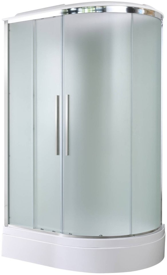 Душевая кабина Avacan EM3812LN AVA 120x80 левая, без крыши, стекла матовые, профиль хром Душевая кабина Avacan EM3812LN AVA 120x80 левая, без крыши, стекла матовые, профиль хром