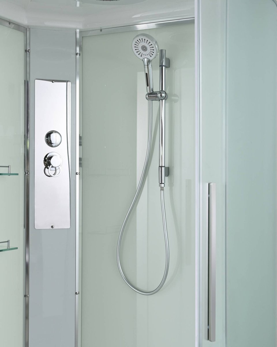 Душевая кабина Avacan EM3812LN AVA 120x80 левая, без крыши, стекла матовые, профиль хром Душевая кабина Avacan EM3812LN AVA 120x80 левая, без крыши, стекла матовые, профиль хром
