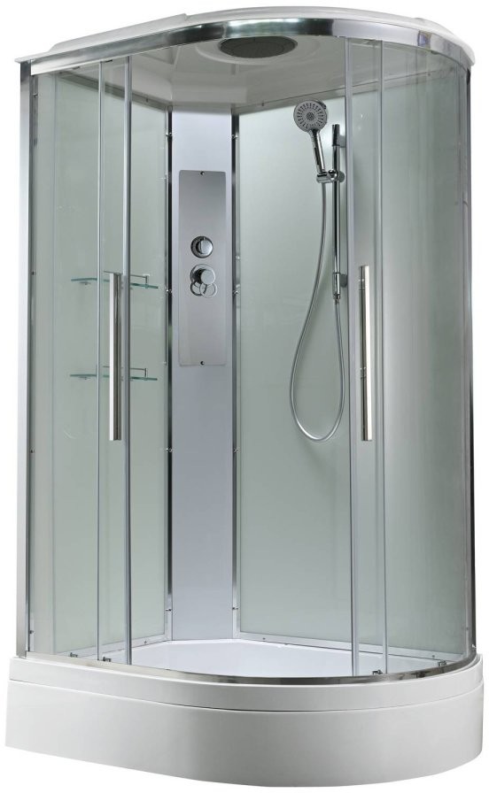 Душевая кабина Avacan EM3812LT AVA 120x80 левая, стандарт, стекла прозрачные, профиль хром Душевая кабина Avacan EM3812LT AVA 120x80 левая, стандарт, стекла прозрачные, профиль хром