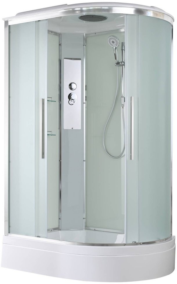 Душевая кабина Avacan EM3912L AVA 120x90 левая, стандарт, стекла матовые, профиль хром Душевая кабина Avacan EM3912L AVA 120x90 левая, стандарт, стекла матовые, профиль хром