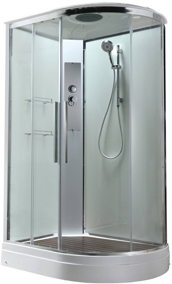 Душевая кабина Avacan EM2912LT AVA 120x90 левая, стандарт, стекла прозрачные, профиль хром Душевая кабина Avacan EM2912LT AVA 120x90 левая, стандарт, стекла прозрачные, профиль хром