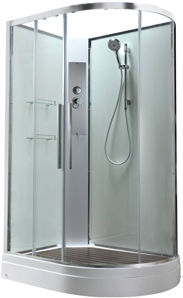 Душевая кабина Avacan EM2912LNT AVA 120x90 левая, без крыши, стекла прозрачные, профиль хром Душевая кабина Avacan EM2912LNT AVA 120x90 левая, без крыши, стекла прозрачные, профиль хром