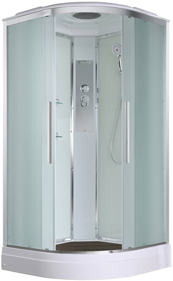 Душевая кабина Avacan EM2090 AVA 90x90 стандарт, стекла матовые, профиль хром Душевая кабина Avacan EM2090 AVA 90x90 стандарт, стекла матовые, профиль хром