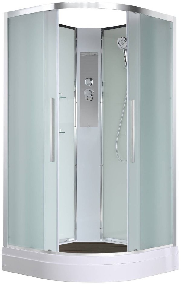 Душевая кабина Avacan EM2080N AVA 80x80 без крыши, стекла матовые, профиль хром Душевая кабина Avacan EM2080N AVA 80x80 без крыши, стекла матовые, профиль хром